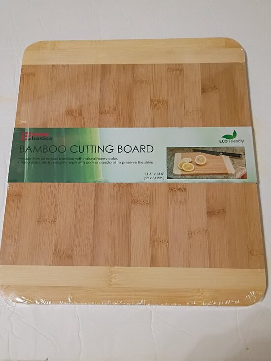 Home Basics Other - Home Basics Bamboo cutting board 11.5" x 13.5" NEW